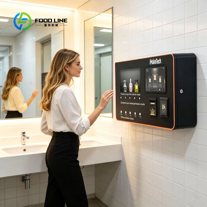 Vending Machine Qr Code - آلة بيع العطور ذاتية الخدمة مع