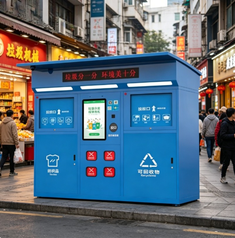 آلة بيع عكسية للنفايات القابلة - مراجعة Vending Machine Qr Code وسعره