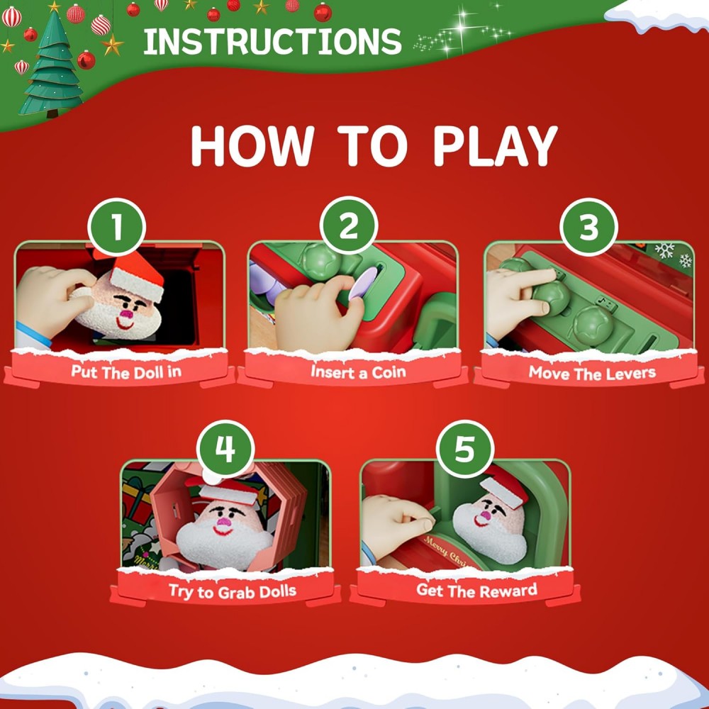 آلة مخلب عيد الميلاد للأطفال ، - مراجعة Vending Game وسعره