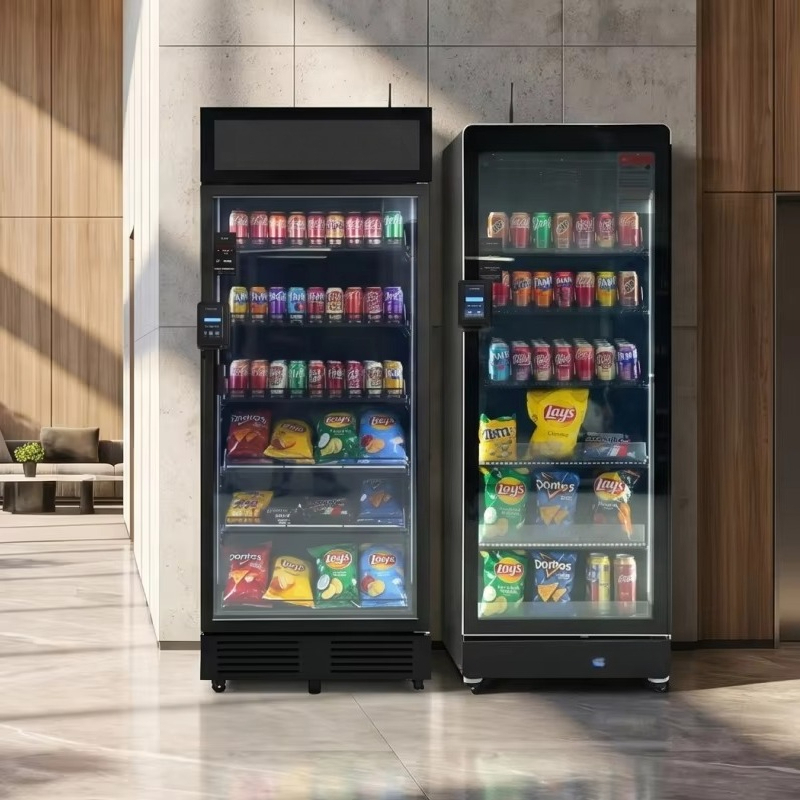 كشك بيع ذكي بشاشة لمس ونظام دف - مراجعة Commercial Vending Machine وسعره