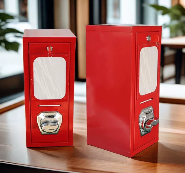ماكينة بيع ملصقات الوشم تعمل ب - مراجعة Arcade Card Vending Machine وسعره