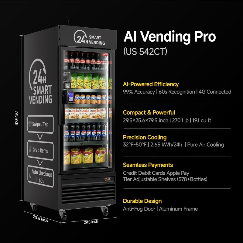 ماكينة بيع ذكية مخصصة مفتوحة م - مراجعة Open Vending Machine وسعره