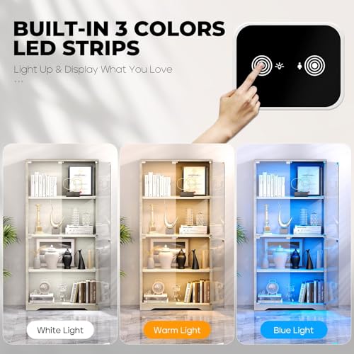 خزانة عرض بأبواب زجاجية، خزانة - مراجعة Glass Cabinet Display وسعره