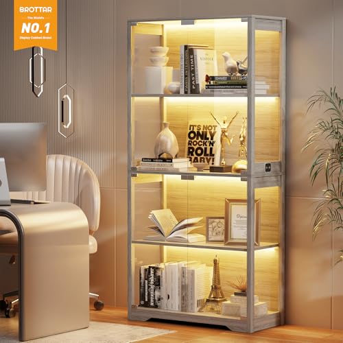 خزانة عرض بأبواب زجاجية، خزانة - مراجعة Glass Cabinet Display وسعره