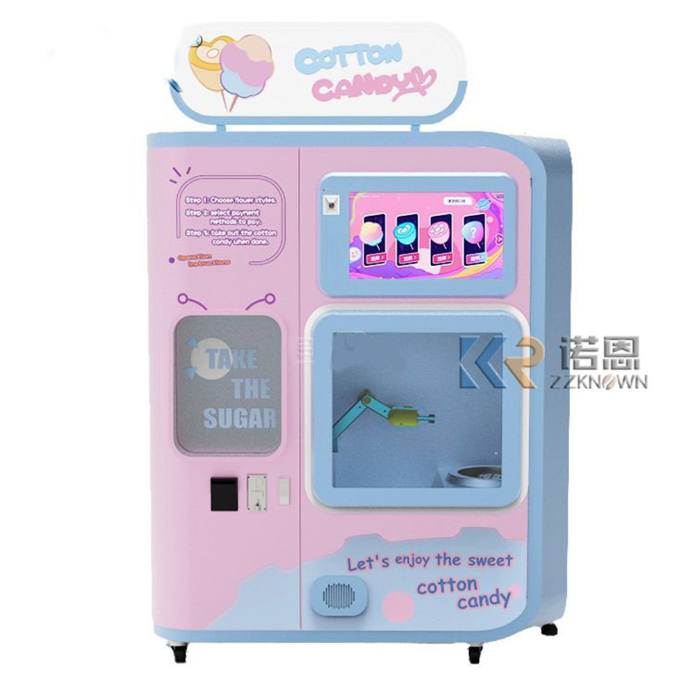 آلة صنع حلوى القطن الأوتوماتيك - مراجعة Commercial Vending Machine وسعره