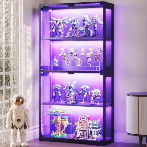 خزانة عرض زجاجية مع أبواب زجاج - مراجعة Glass Cabinet Display وسعره