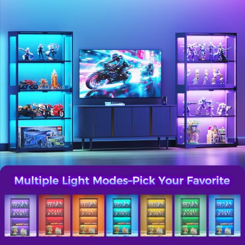 خزانة عرض زجاجية مع أبواب زجاج - مراجعة Glass Cabinet Display وسعره