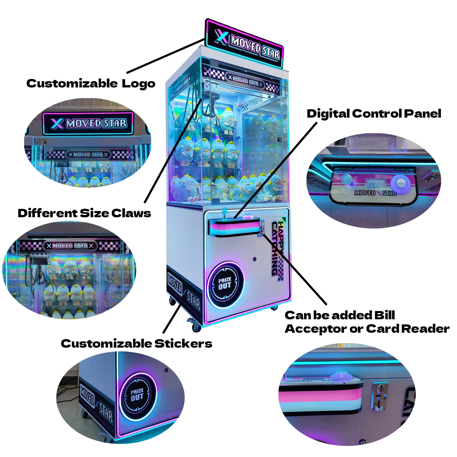 Neofuns اليابانية التجارية رخي - مراجعة Japanese Arcade Vending Machine وسعره
